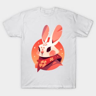 The Charming Rabbit Portrait T-Shirt